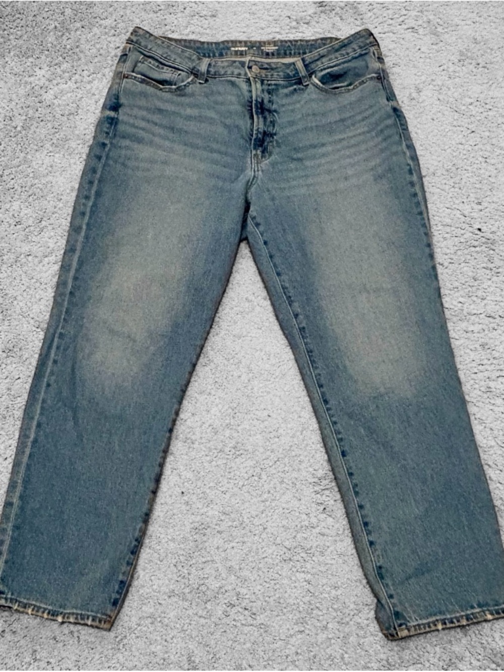 Old Navy Denim OG Straight-Leg Jeans in Medium Blue Wash